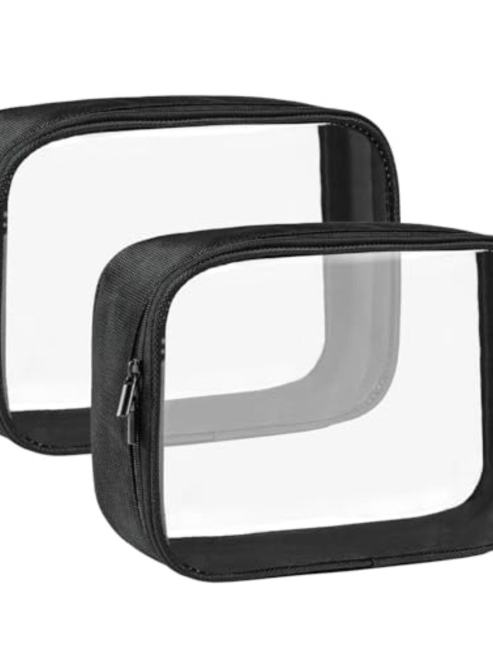 TSA Approved Clear Travel Toiletry Bag PVC Quart Size